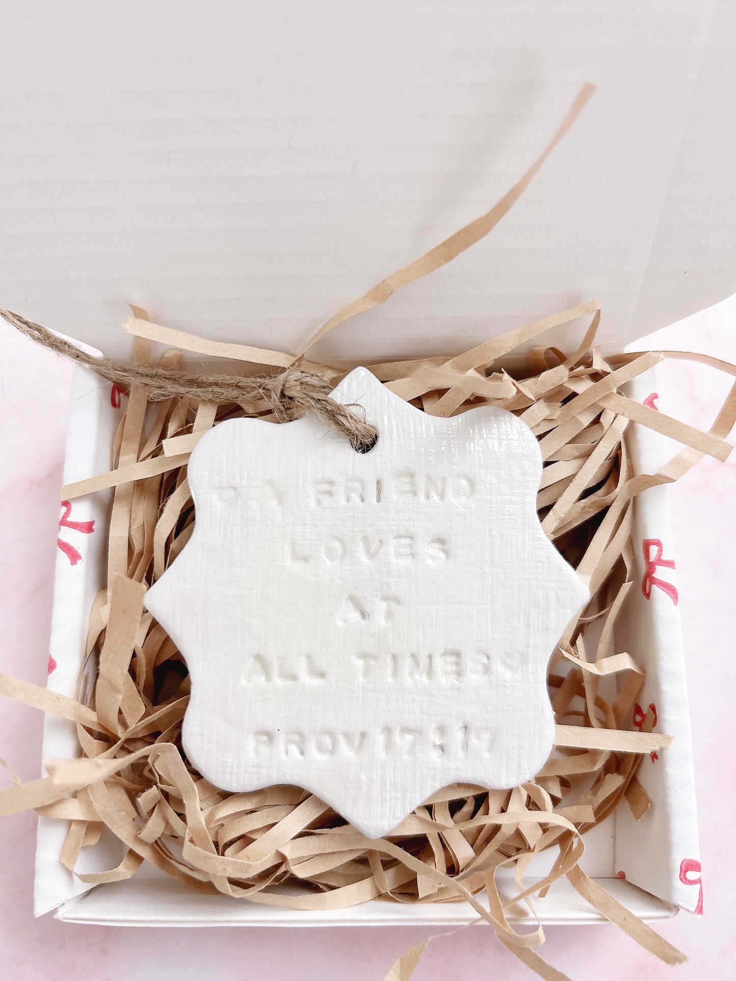 A Friend Loves at All Times | Friendship Gift | Christian BFF Gift