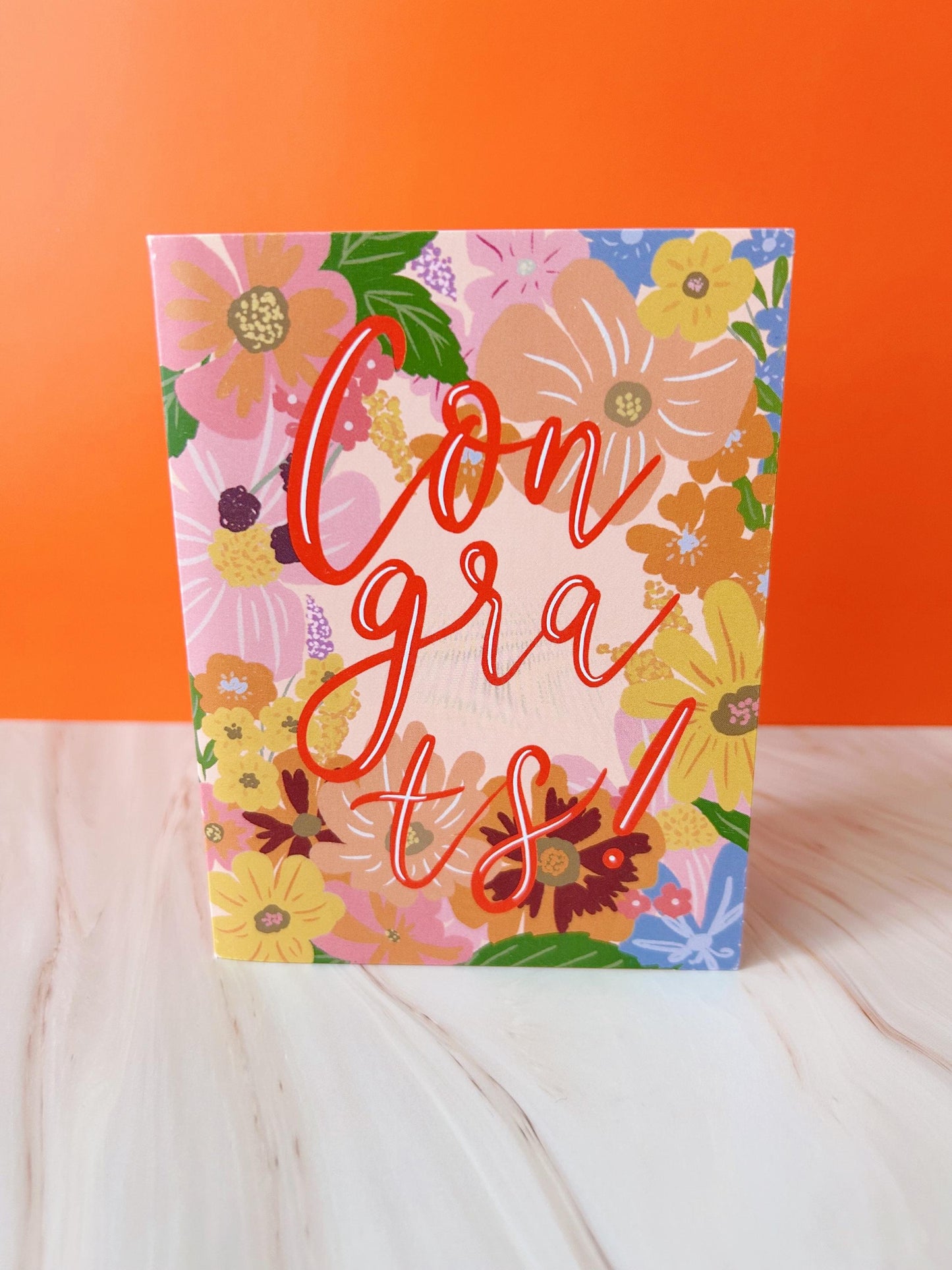 Congratulations Best Friend Card | All Occasions | Floral Card