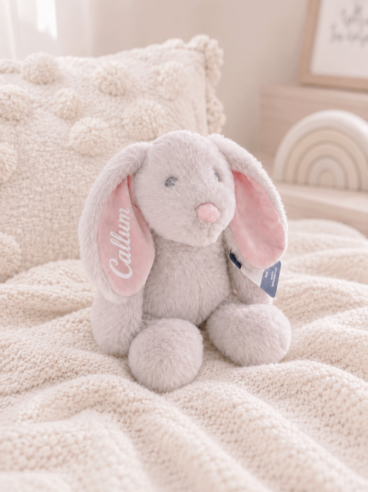Personalised Bunny for Newborn | Super Soft | Nursery and Baby Gifts