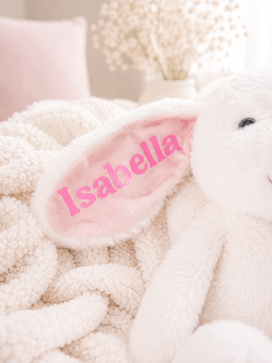 Personalised Bunny for Newborn | Super Soft | Nursery and Baby Gifts