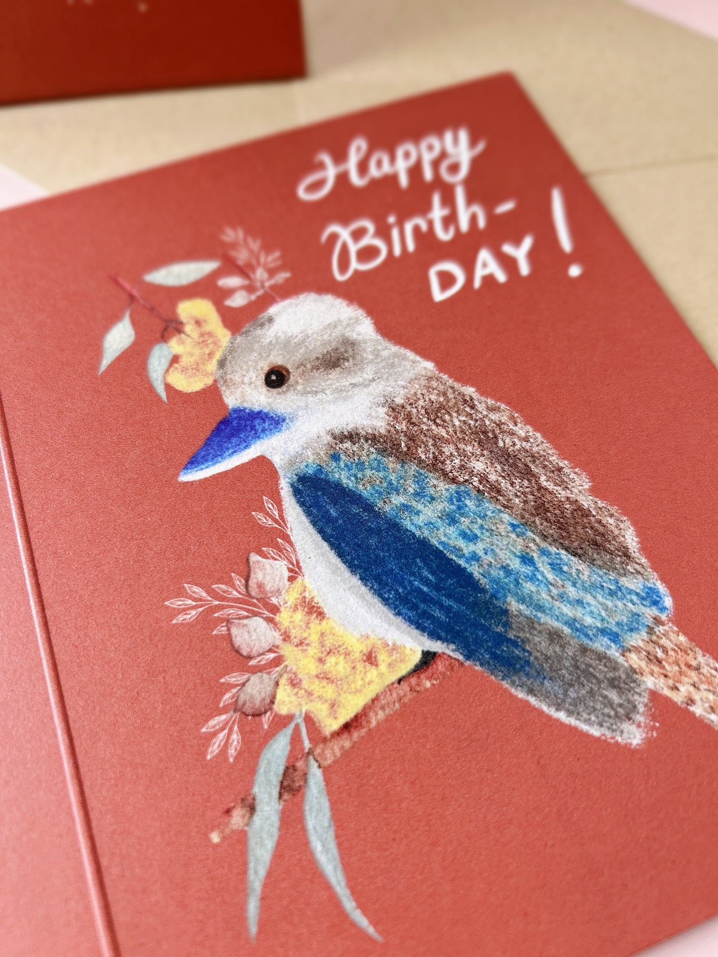Kookaburra Happy Birthday Greeting Card Aussie Charm