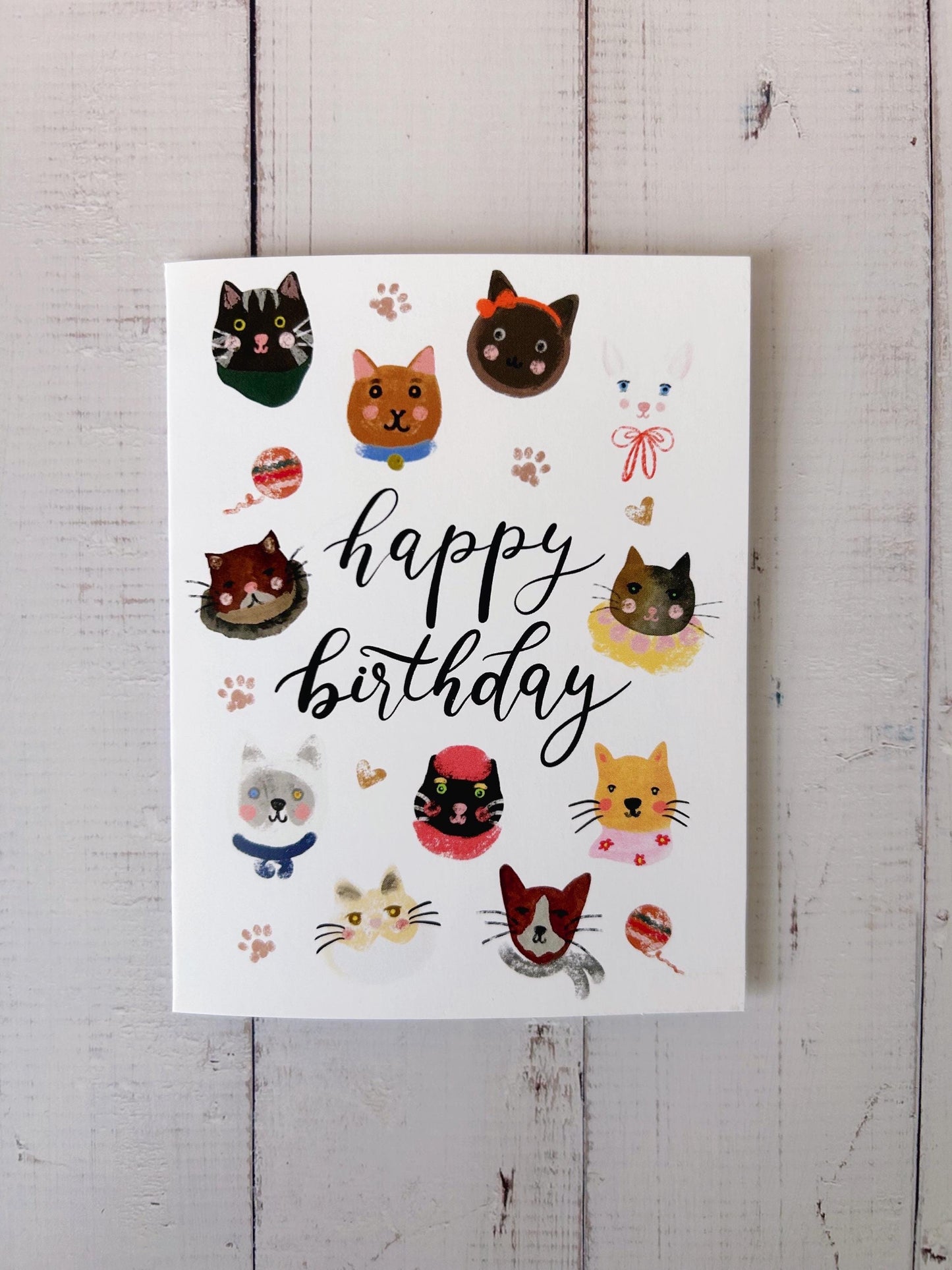 Cute Birthday Card for Cat Lover