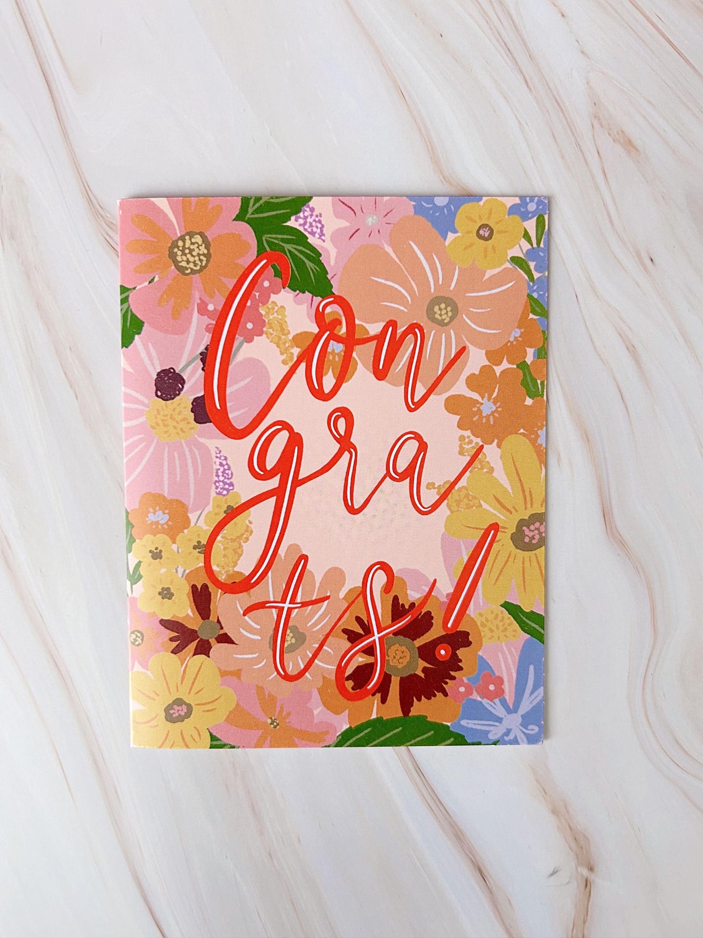 Congratulations Best Friend Card | All Occasions | Floral Card