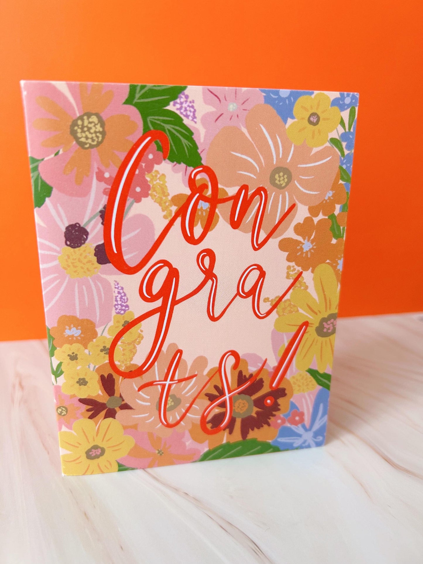 Congratulations Best Friend Card | All Occasions | Floral Card