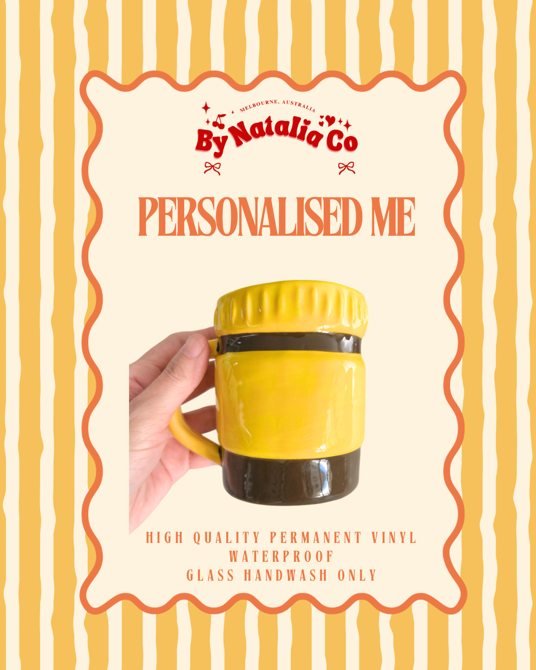 Personalised Vegemite Mug | Aussie Gift, Drinking Mug, Pen Holder