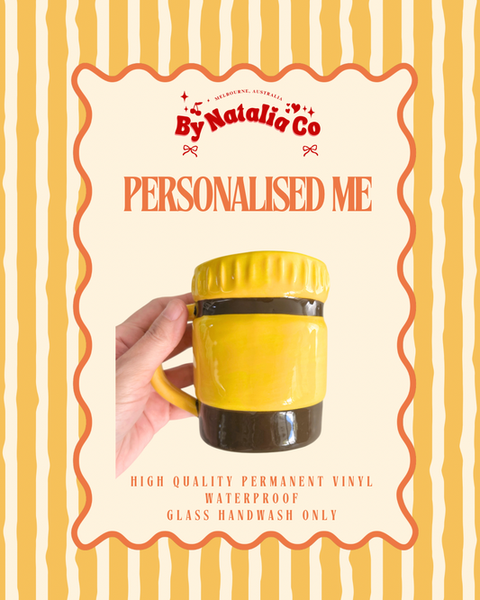 Personalised Vegemite Mug | Aussie Gift, Drinking Mug, Pen Holder