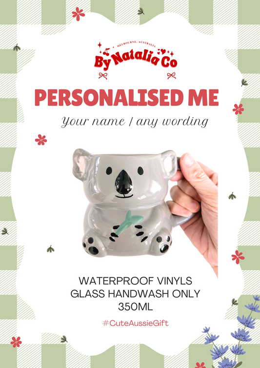 Koala Personalised Mug | Aussie Gift Idea | All Occassions Gift | Drinking Mug | Pen Holder