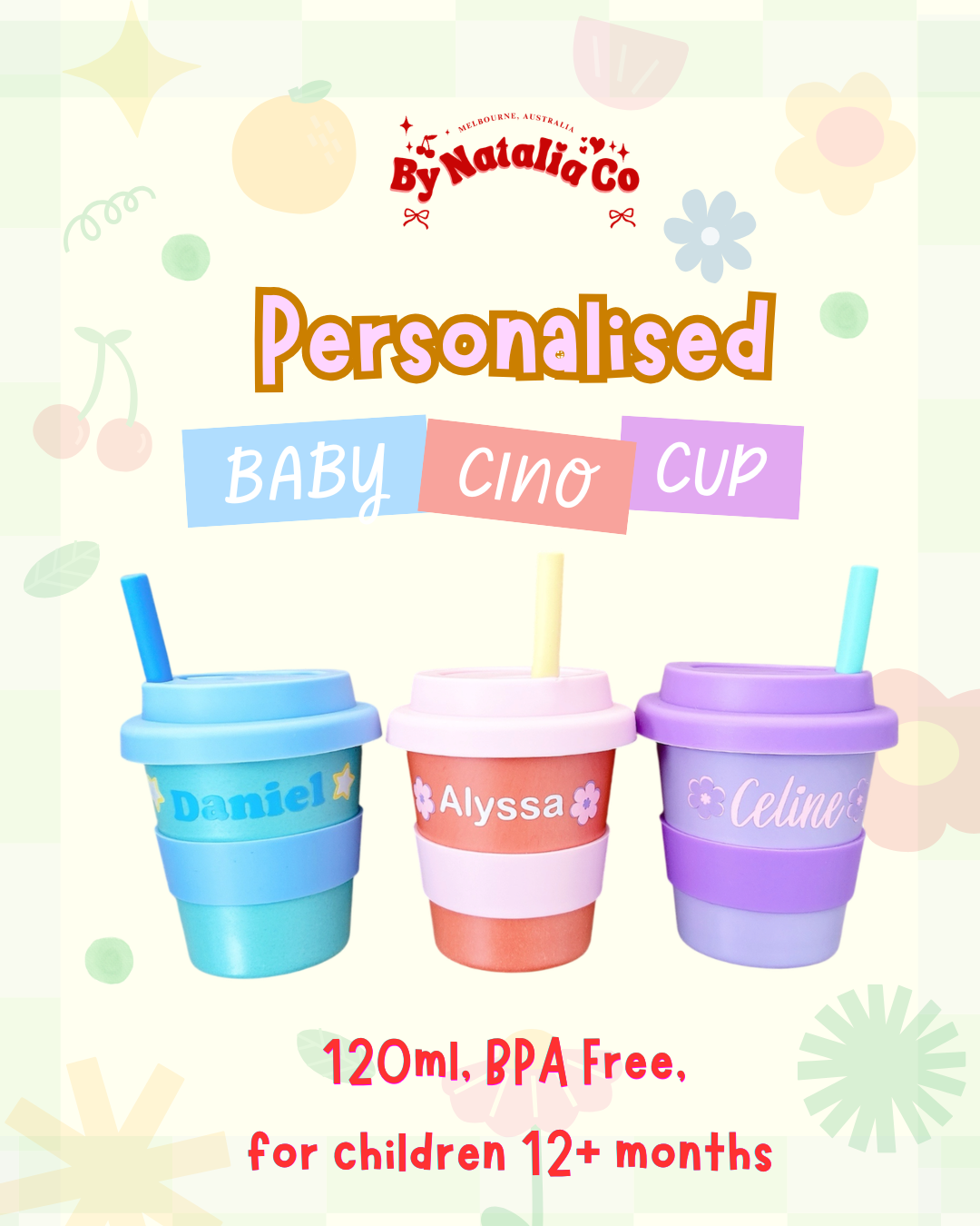 Personalised Babycino Cup | BPA Free Toddler Babycino Cup
